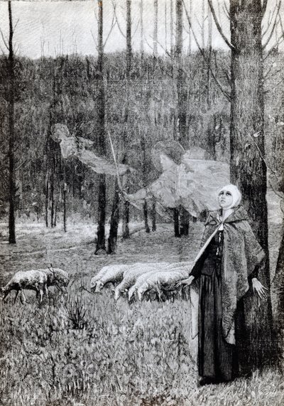 Joan of Arc Hears the Voices, 1895 by Pierre Lagarde